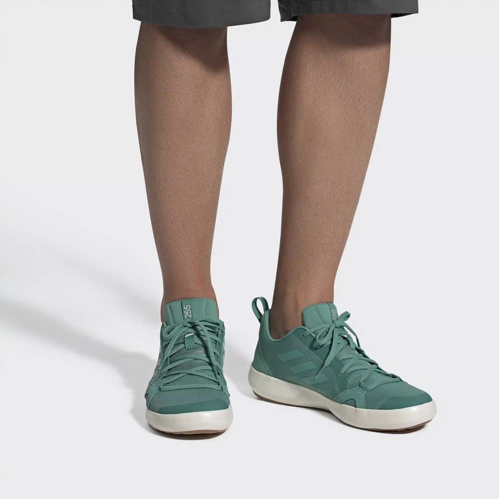Adidas Terrex Climacool Boat Botas De Seguridad Verdes Para Hombre (MX-10960)